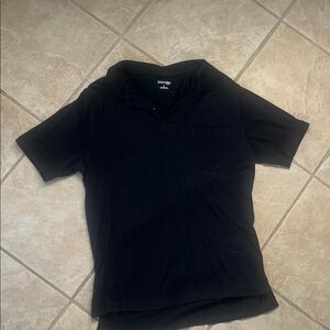 St. John's Bay Black Men's Polo Shirt